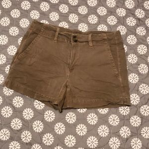 American Eagle Super Stretch Khaki Shorts